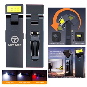 Mini USB Portable Rotating Tactical Magnetic Flashlight